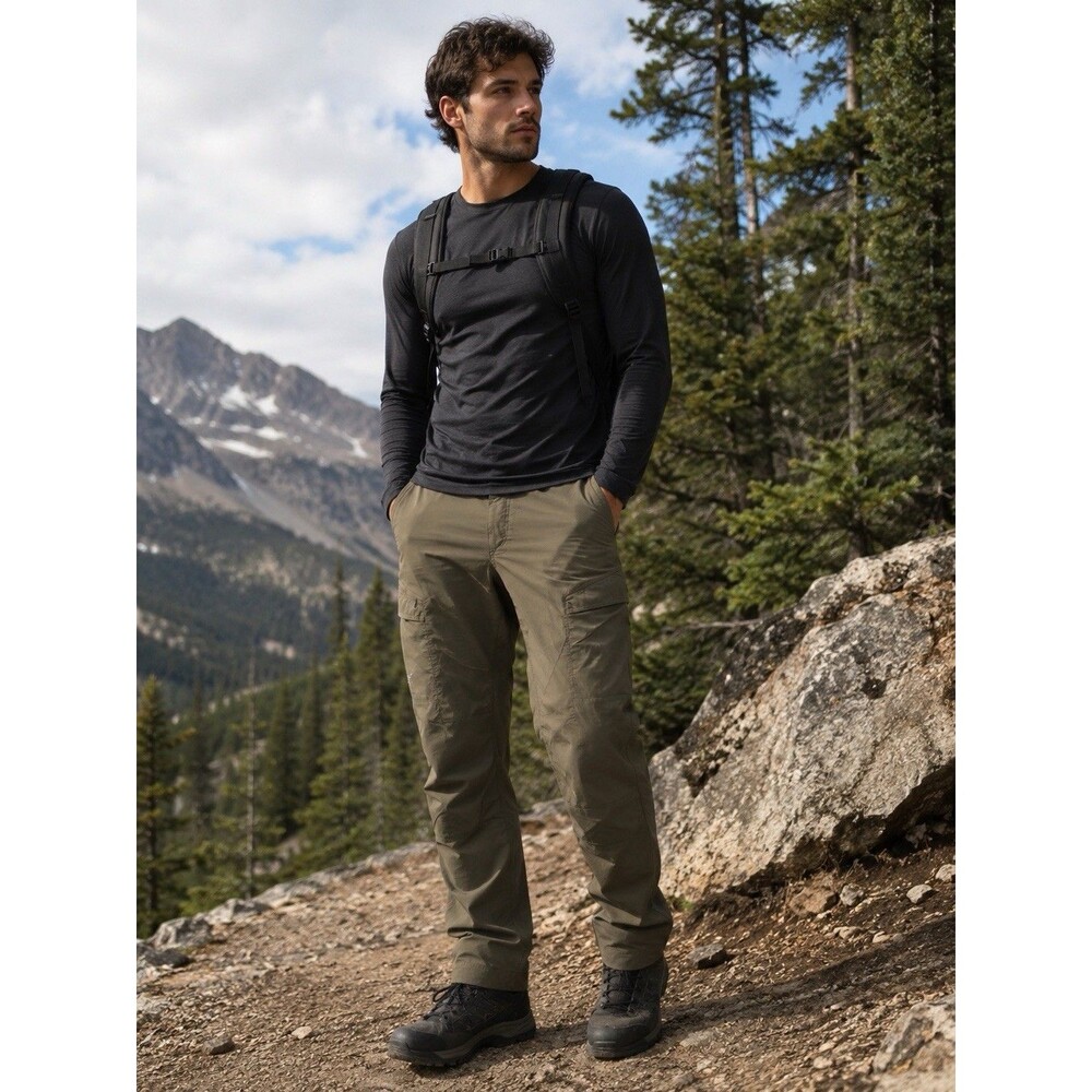 Arcteryx Men’s Rampart Cargo Trail Hiking Pants Lightweight Green Gorpcore 30